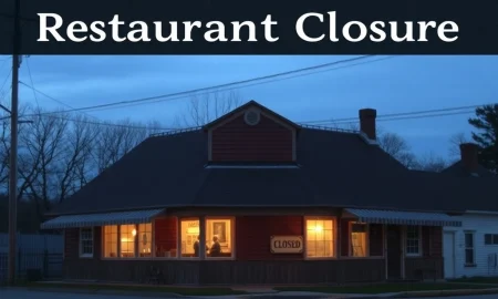 The facade of an iconic restaurant, now closed, symbolizing the end of a long-standing business and the impact of its Restaurant Closure.