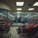 Retail store closures affecting shopping centers across America with empty storefronts and closing signs