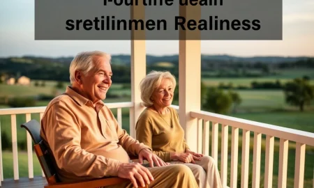 A happy couple enjoying their golden years, demonstrating successful Retirement Readiness and financial independence.
