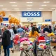 Consumers shopping for discount retail bargains at Ross Stores during fall season
