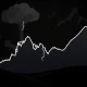 A chart showing S&P 500 growth with overlaid cautionary symbols, highlighting the need for S&P 500 caution amidst record highs.