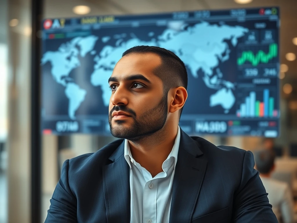Sabeer Nelli, CEO of Zil Money, stands confidently, symbolizing his strategic leadership and financial innovation.