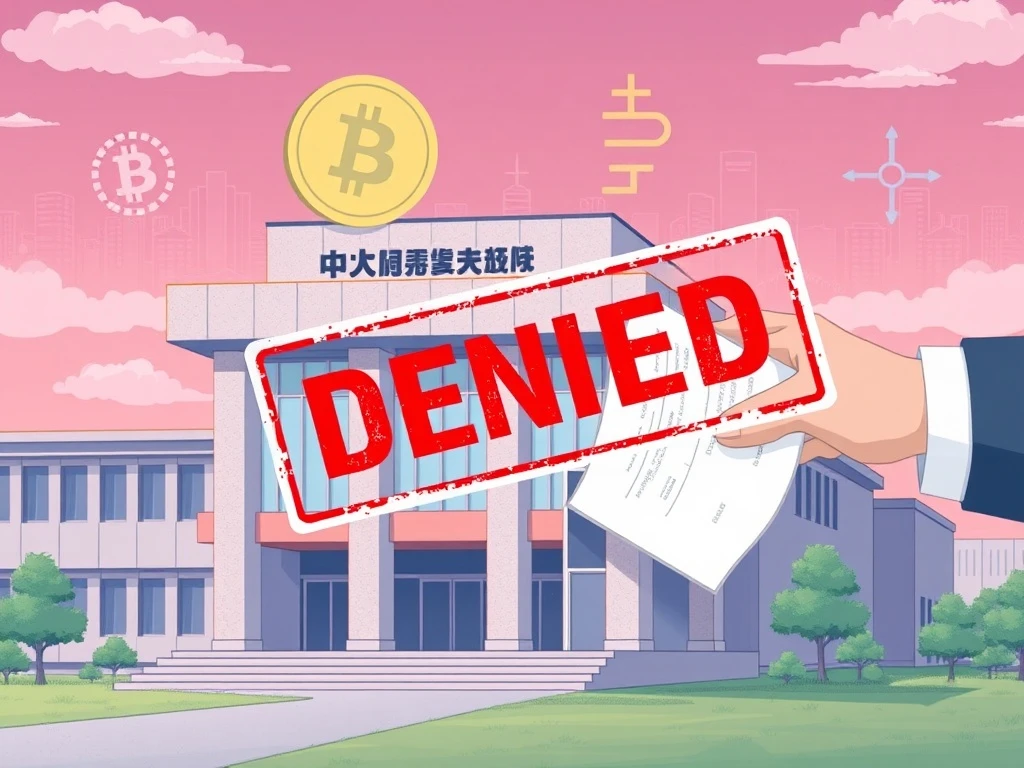 A visual representation of SBI Holdings denying an immediate Bitcoin-XRP dual ETF filing, emphasizing the cautious regulatory approach in Japan for the SBI Holdings ETF.