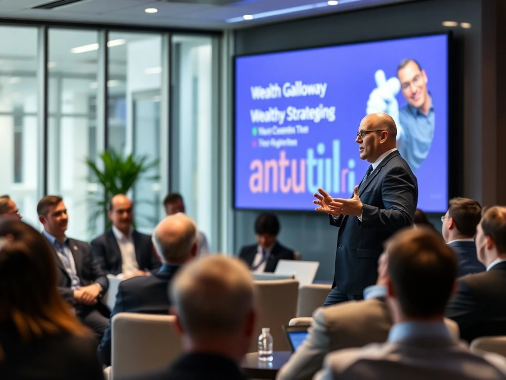 Scott Galloway explaining proven strategies for getting rich through smart investments
