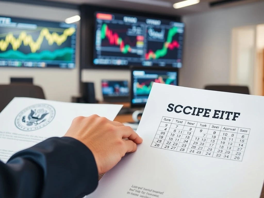 SEC delaying crypto ETF approvals with October deadline calendar and regulatory documents