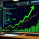 Small-cap stocks outperforming large companies in financial market growth chart