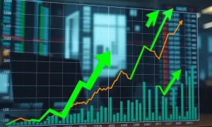 Small-cap stocks outperforming large companies in financial market growth analysis