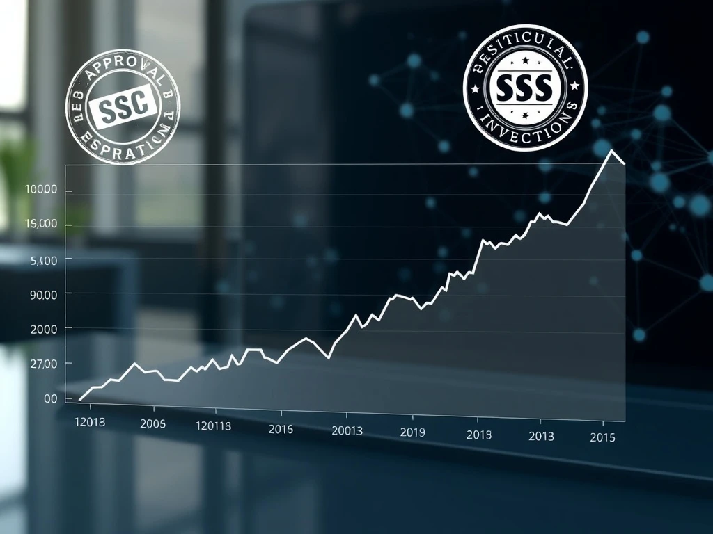 Solana ETFs institutional adoption chart showing regulatory approval and investment growth