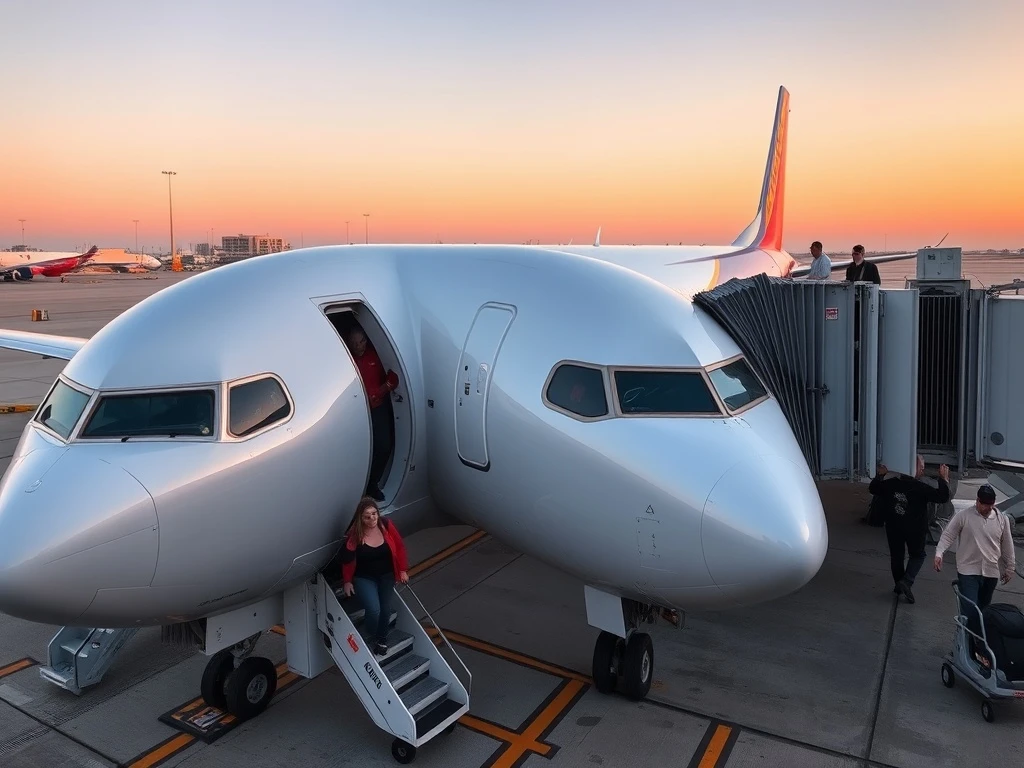 A Southwest Airlines plane on the tarmac, symbolizing the significant shift in its fee structure and the new era of Southwest Airlines fees.