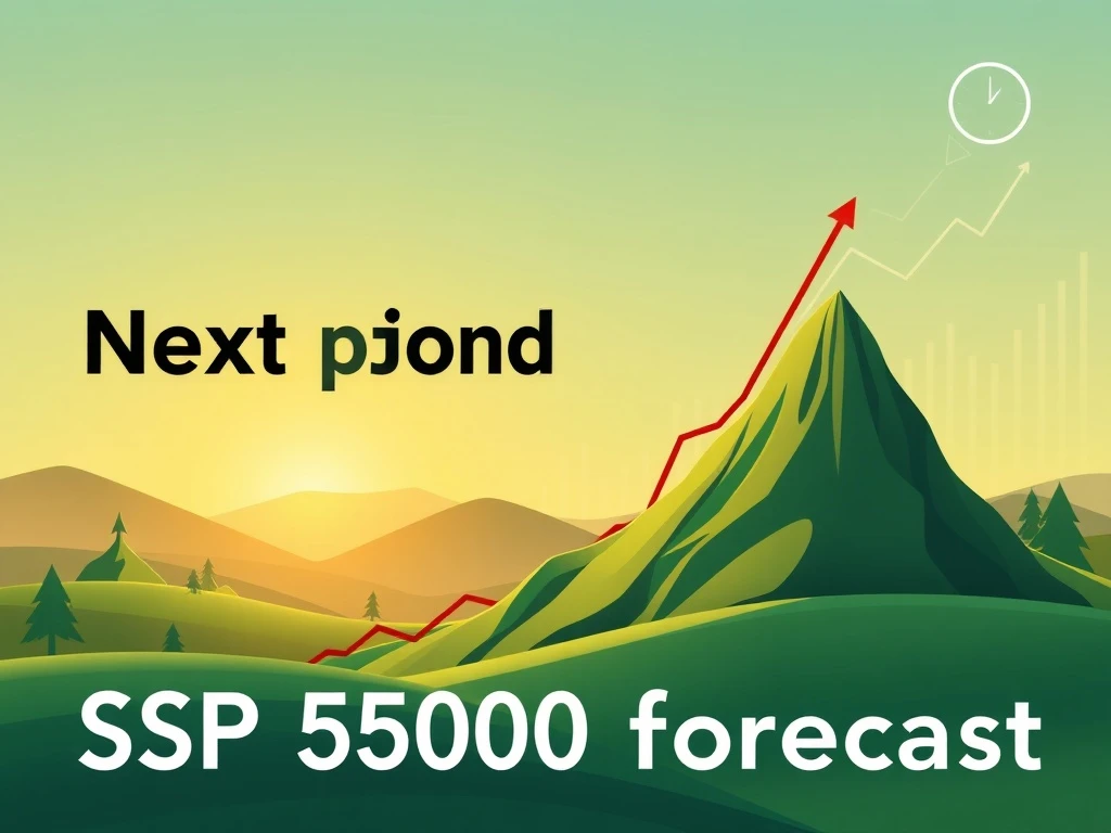 A chart showing a sharp rise in the S&P 500 forecast towards 7,500, symbolizing an impending economic reset.
