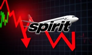 Spirit Airlines stock crashing amid bankruptcy fears and financial turmoil