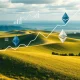 A chart showing the recent inflow and outflow trends for Spot Ether ETFs, indicating market volatility and institutional interest in Ethereum.