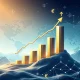 Visualizing the projected growth of the global stablecoin market, highlighting its impact on cryptocurrency and traditional finance.