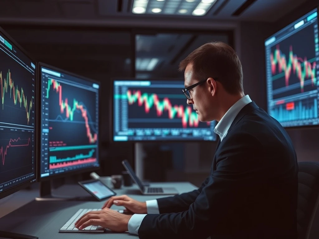 Morgan Stanley analyst evaluating a cautious stock market outlook after a record run, indicating strategic investment decisions.