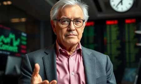 Veteran fund manager contemplating the stock market outlook, signaling an urgent message to investors.