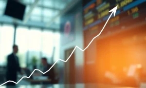A financial graph showing an upward stock market rally, questioning its long-term sustainability as a 'late-summer' trend.