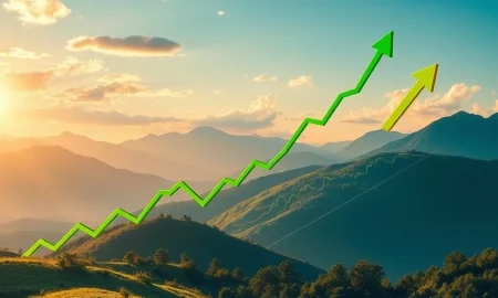 A powerful upward trend in a stock market rally, signifying robust market strength despite inflationary pressures. It conveys investor confidence.