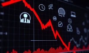Stock market today showing sharp decline amid political and regulatory uncertainty affecting investor confidence