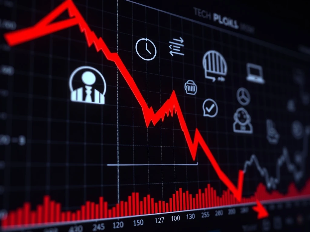 Stock market today showing sharp decline amid political and regulatory uncertainty affecting investor confidence