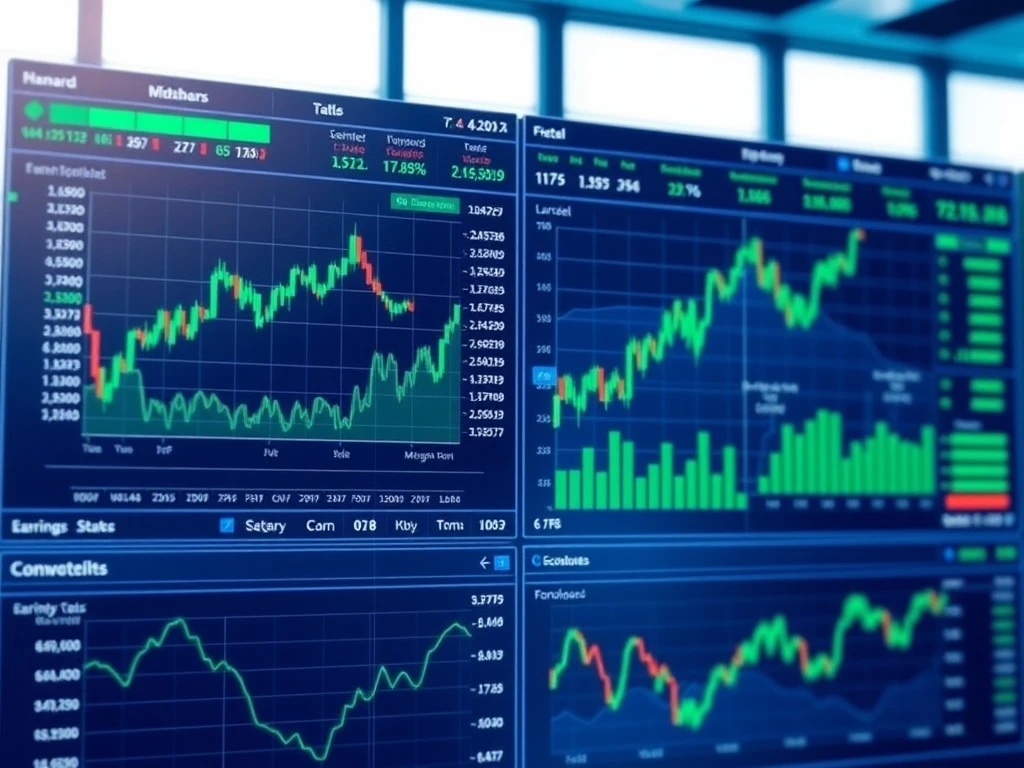 Stock market today analysis featuring Walmart earnings and Boeing orders with economic data indicators