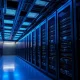 Storage stock investment opportunity in Meta's AI data center infrastructure with server racks