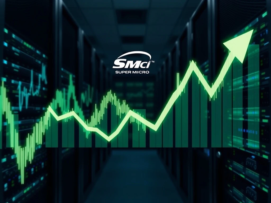 Analysts review Super Micro stock performance charts, indicating growth and revised price targets after strong earnings.