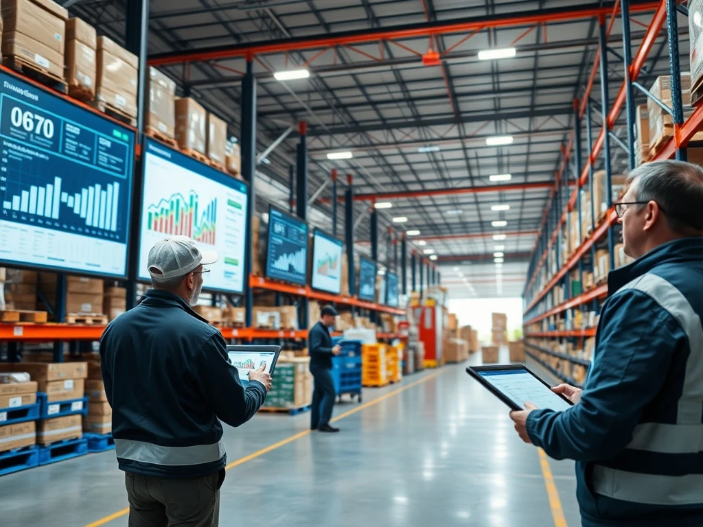 Supply chain forecasting dashboard showing inventory optimization and demand prediction analytics