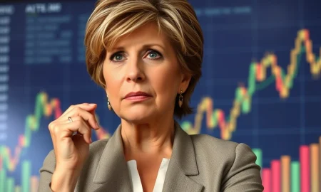 Suze Orman discussing her unique investing strategy and top stock pick for financial growth.