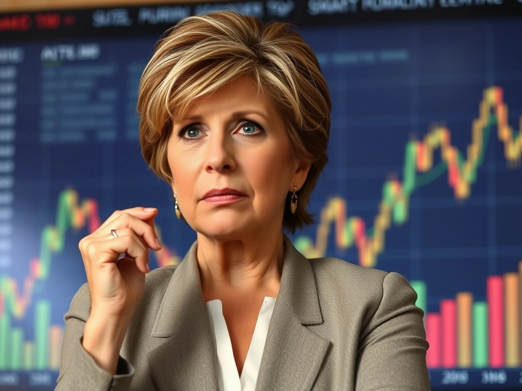 Suze Orman discussing her unique investing strategy and top stock pick for financial growth.