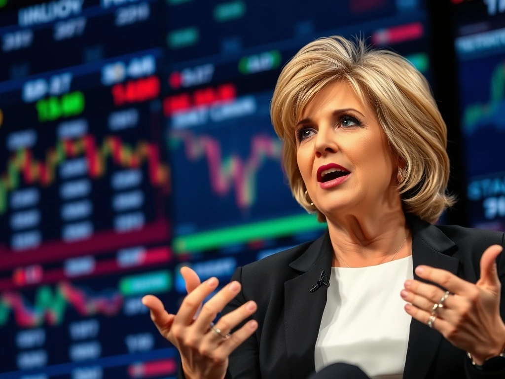 Suze Orman discussing her expert stock picks during an exclusive financial interview