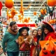 Families joyfully exploring Target's new Halloween offerings, highlighting Target Halloween's focus on customer engagement.
