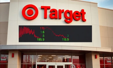 Target stock analysis showing retail company's market performance during challenging times