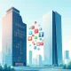 Tech giant surpasses Meta in market valuation showing corporate leadership change