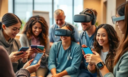 Modern alcohol addiction treatment using technology devices for recovery support and monitoring