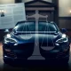 A visual representation of the legal challenges surrounding the Tesla Autopilot lawsuit, depicting a car and court symbols.