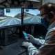 Forensic data recovery process for Tesla dashcam footage analysis in professional lab setting