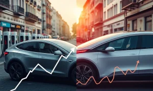 Tesla sales decline in Europe as BYD electric vehicles gain market dominance