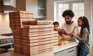 TikTok money management lesson from viral 32 pizzas mom story about spending habits
