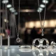 Elegant display of diverse titanium jewelry, showcasing its modern appeal and strength in the fashion industry.