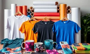 Top sublimation paper manufacturers producing vibrant custom printed products