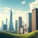 Wall Street buildings and digital asset symbols merging, illustrating the significant TradFi crypto hiring trend and market expansion.