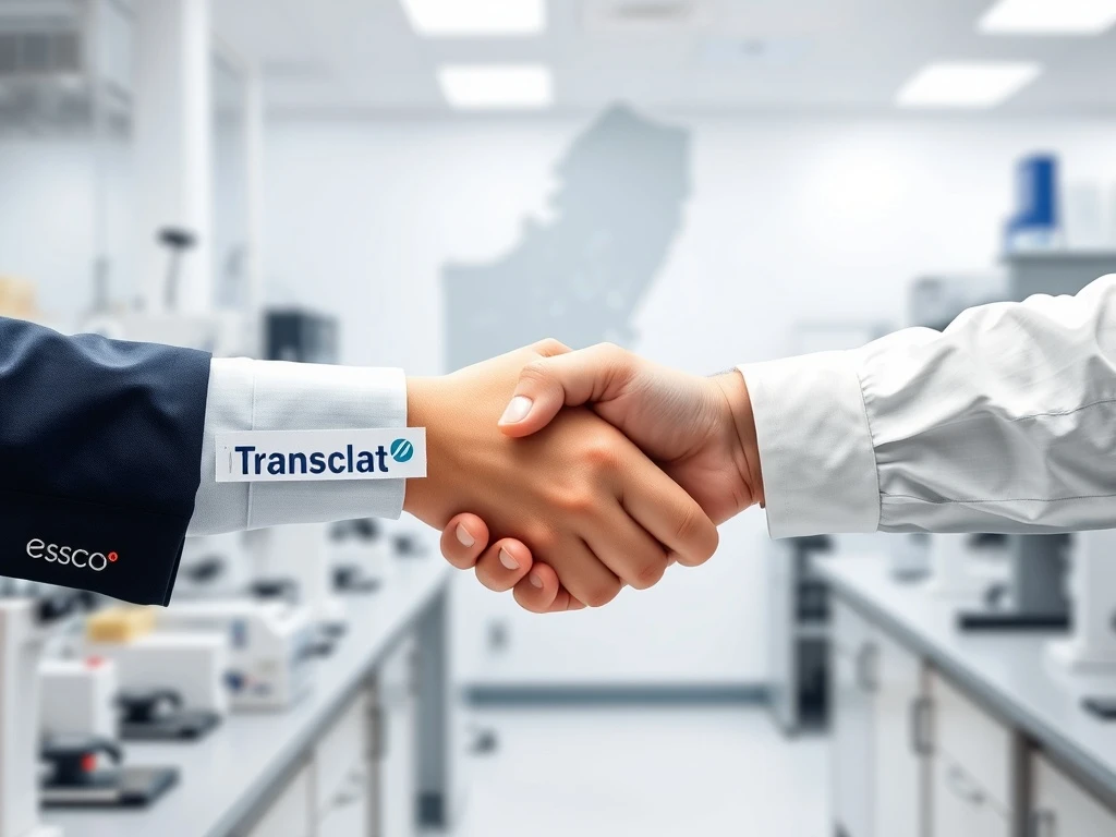 Illustrates Transcat's strategic Transcat acquisition of Essco, symbolizing market expansion in calibration services.