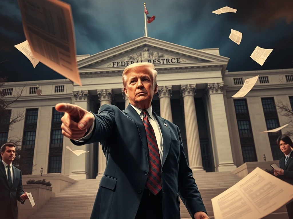 Trump asserting Federal Reserve control through dismissal of Governor Lisa Cook