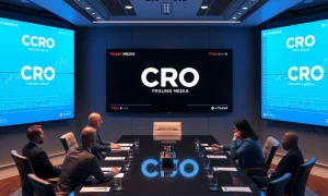 Trump Media CRO Strategy partnership announcement with Crypto.com executives