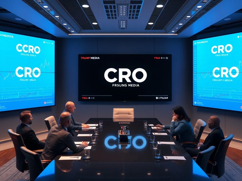 Trump Media CRO Strategy partnership announcement with Crypto.com executives