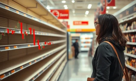 UK retail stocks plummeting due to severe consumer squeeze and economic uncertainty