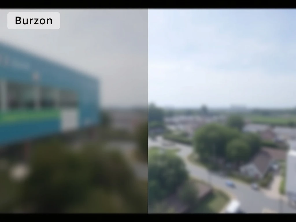 A side-by-side comparison illustrating how Unblur Video Online converts a pixelated, blurry video frame into a sharp, detailed, and high-resolution image, demonstrating the power of AI enhancement.
