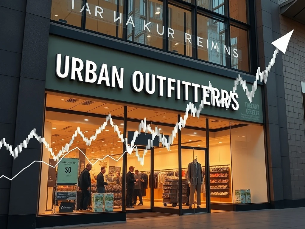Urban Outfitters stock performance analysis showing unexpected decline despite positive earnings