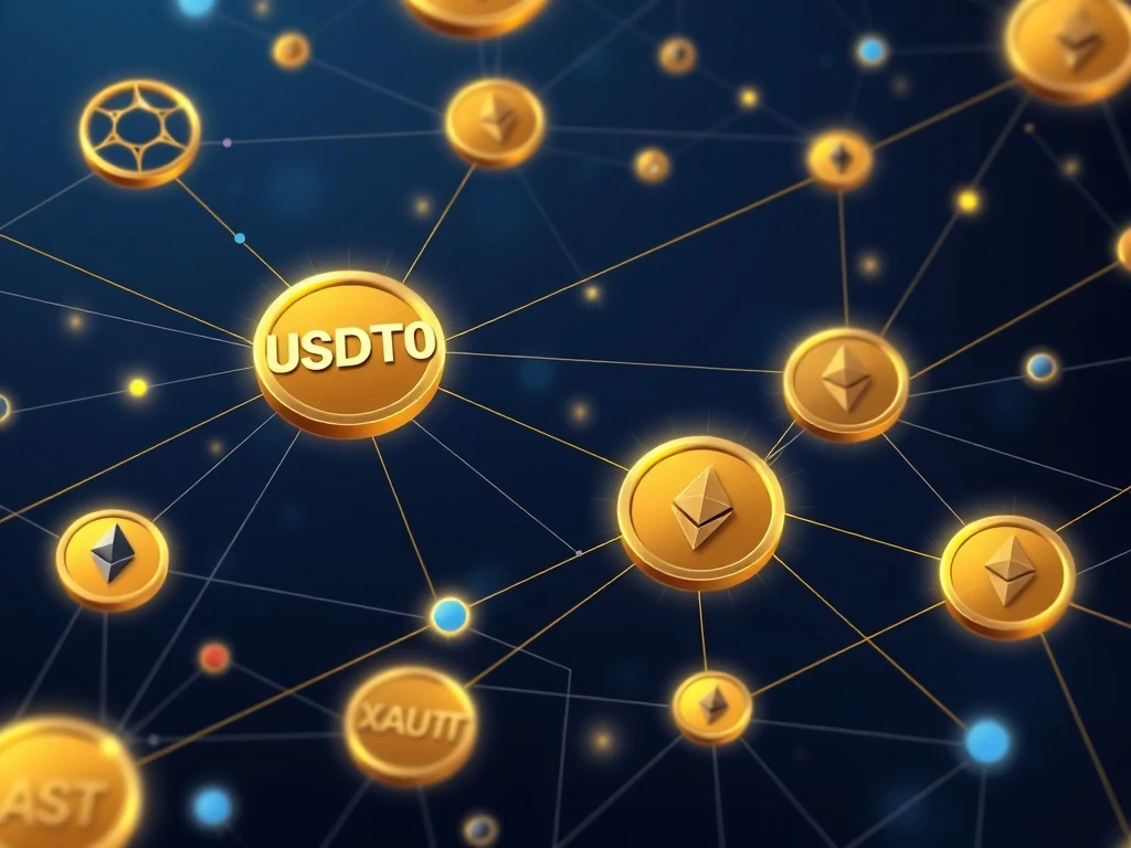 USDT0 stablecoin integration across multiple blockchain networks including Polygon