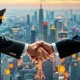 A visual representation of Military Bank and Dunamu collaborating to launch Vietnam's pioneering regulated Vietnam crypto exchange.